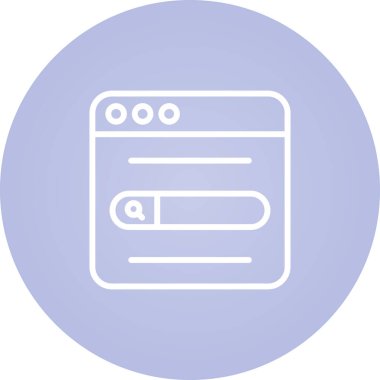 seo modern simgesinin vektör illüstrasyonu