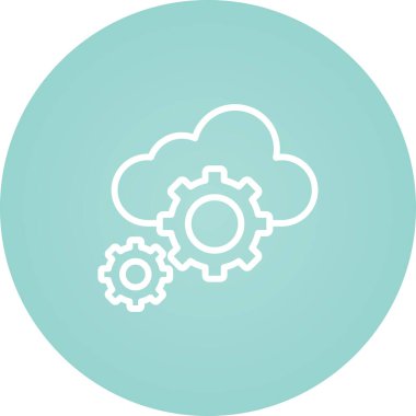 Bulut hesaplama. Web simgesi