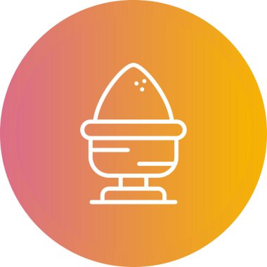 Gıda simgesinin vektör illüstrasyonu