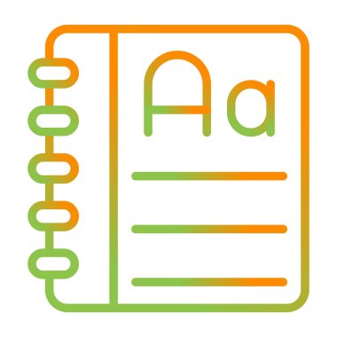 Modern bir simgenin vektör illüstrasyonu