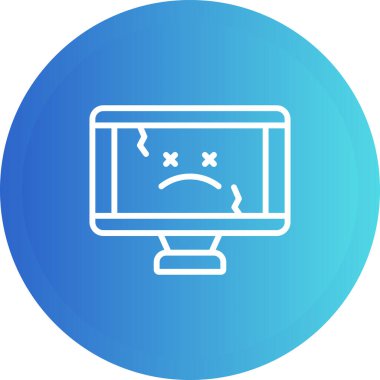 Bilgisayar web simge vektör çizim