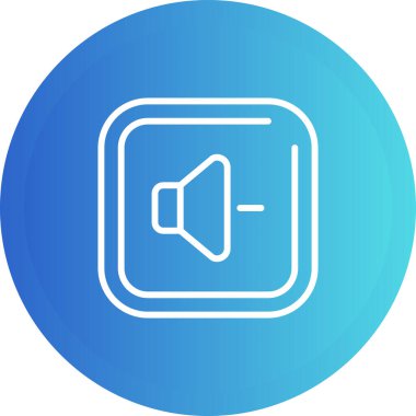 eşsiz ses çizgisi vektör simgesi