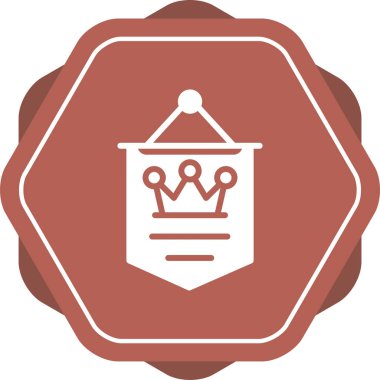 Banner  icon, vector illustration 