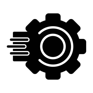 vektör glifini düz simge olarak ayarla