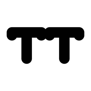 Modern b 'nin vektör illüstrasyonu eksik simgesi