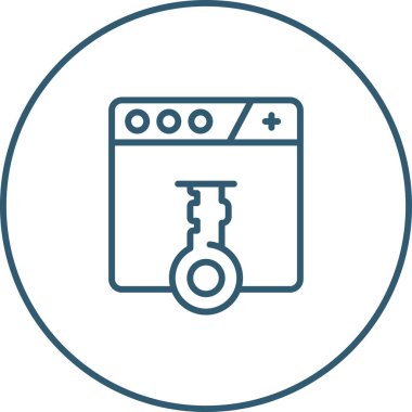 Pil. Web simgesi basit illüstrasyon