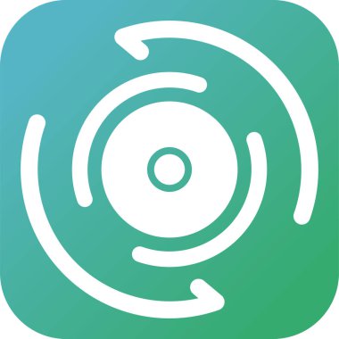 cd simge vektör illüstrasyonu