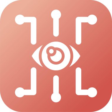 Bir kamera simgesinin vektör illüstrasyonu