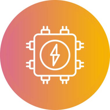 Modern simgenin vektör illüstrasyonu