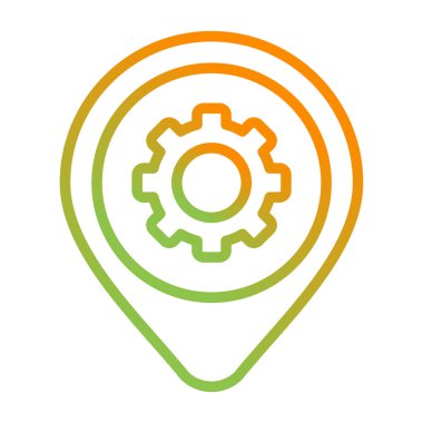 seo modern simgesinin vektör illüstrasyonu