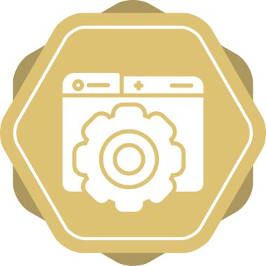 ayarları web simge vektör çizim 