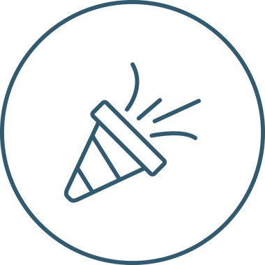 vektör koni simgesi illüstrasyonu