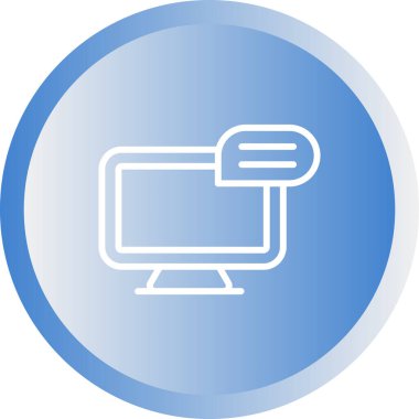 Bilgisayar web simge vektör çizim