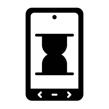 Telefon simgesi vektör illüstrasyonu