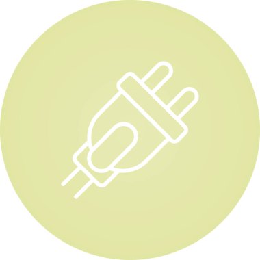 Dolgu simgesinin vektör illüstrasyonu