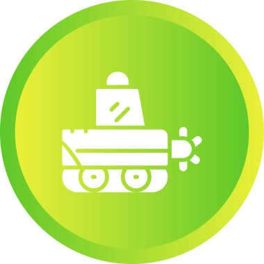 robot. Web simgesi basit illüstrasyon