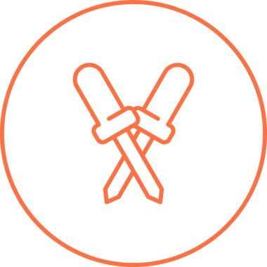 Çapraz çapraz ikon. Çapraz okların basit bir çizimi. vektör sembolü