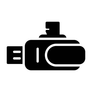 Modern simgenin vektör illüstrasyonu