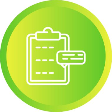 Dizin simgesinin vektör illüstrasyonu