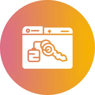 seo modern simgesinin vektör illüstrasyonu