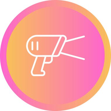 barkod tarayıcı web simgesi, vektör illüstrasyonu 