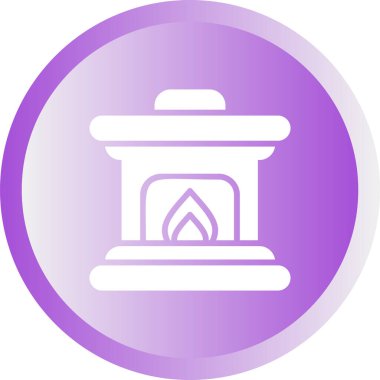 Yangın. Web simgesi basit illüstrasyon