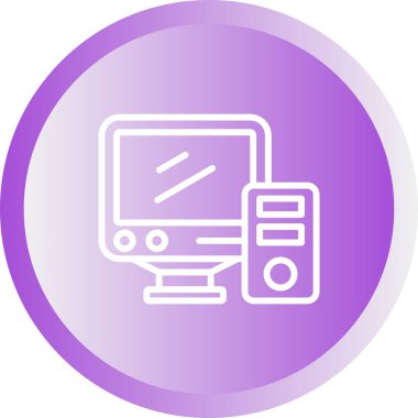 Modern simgenin vektör illüstrasyonu