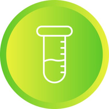 test tübü web simgesi vektör çizimi