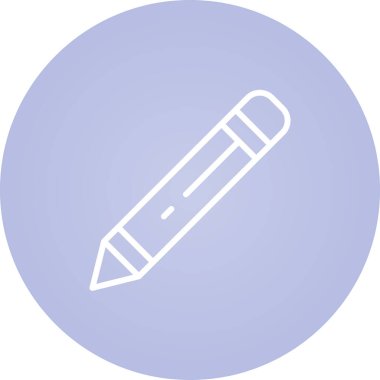 Kalem. Web simgesi basit illüstrasyon