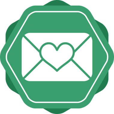 Aşk mektubu. Web simgesi