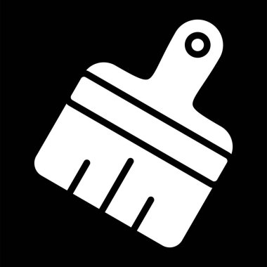 Boya fırçası web simgesi, vektör illüstrasyonu