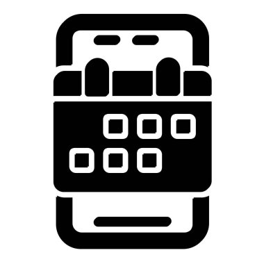 hesap makinesi vektör simgesi modern basit tasarım