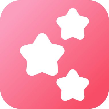 Bir yıldız simgesinin vektör illüstrasyonu