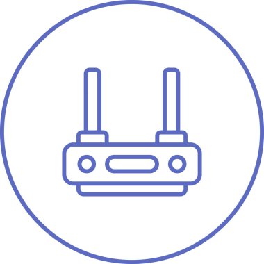 router simgesi web basit illüstrasyon