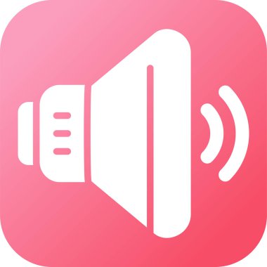 hoparlör simgesi vektör çizim