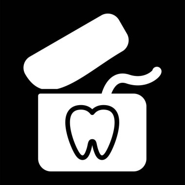 diş simgesi vektör illüstrasyonu