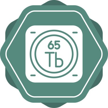 Kimyasal element ağ basit illüstrasyon