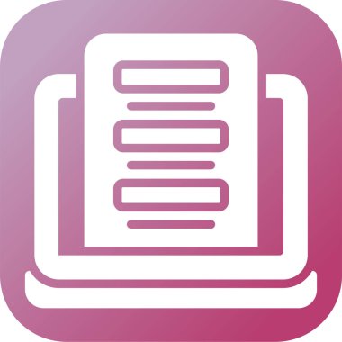 Kitap. Web simgesi basit illüstrasyon