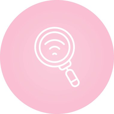 WiFi Analiz Ağı vektör çizimi