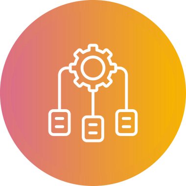 seo modern simgesinin vektör illüstrasyonu