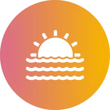 Modern simgenin vektör illüstrasyonu