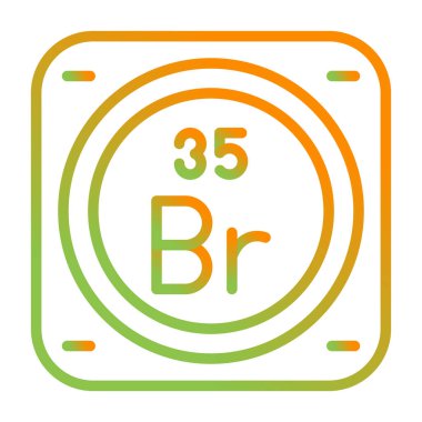 Kimyasal element ağ basit illüstrasyon