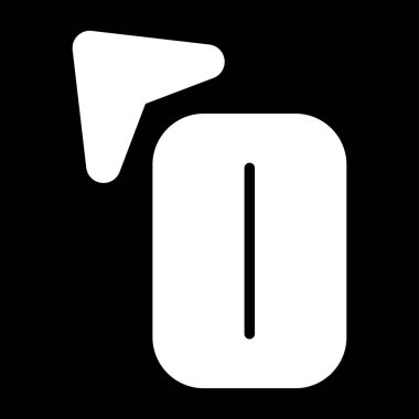 ok simgesinin vektör illüstrasyonu