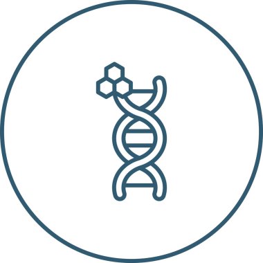DNA vektör satırı simgesi