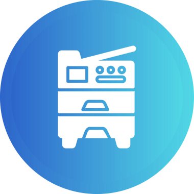 Fırın. Web simgesi basit illüstrasyon