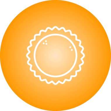 güzel güneş sistemi vektör simgesi