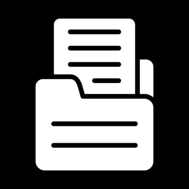 dosya simgesi, vektör illüstrasyonu 