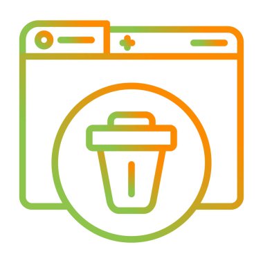 Kahve fincanı simgesinin vektör çizimi