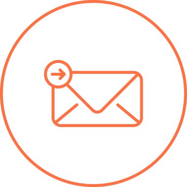 E-posta. Web simgesi basit tasarım