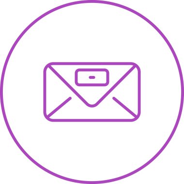 zarf web simgesi vektör illüstrasyonu 